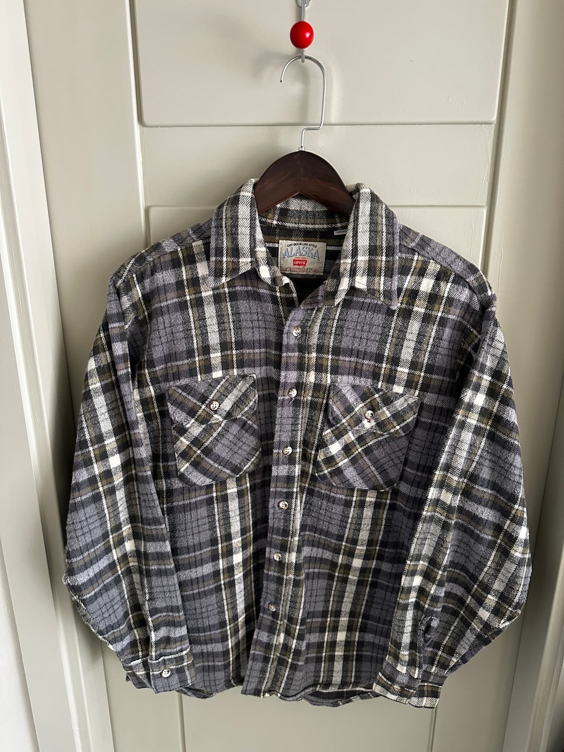 Levis 알래스카 플란넬 체크 셔츠 상품이미지1