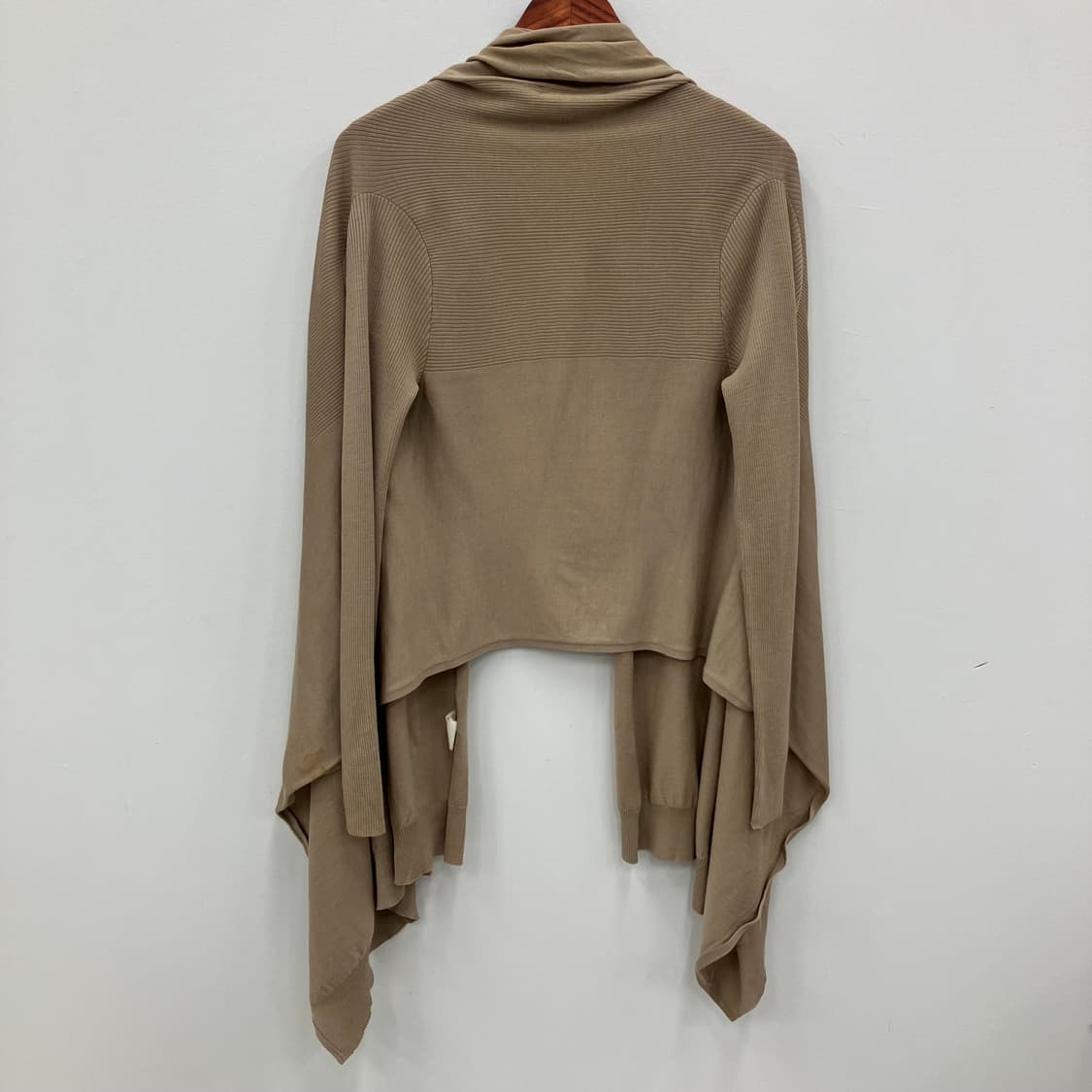 랄프로렌 베이지 숄카라 오픈 가디건 XS 상품이미지2