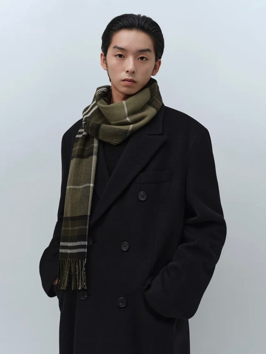 [새상품] 무탠다드 체크 머플러 상품이미지2