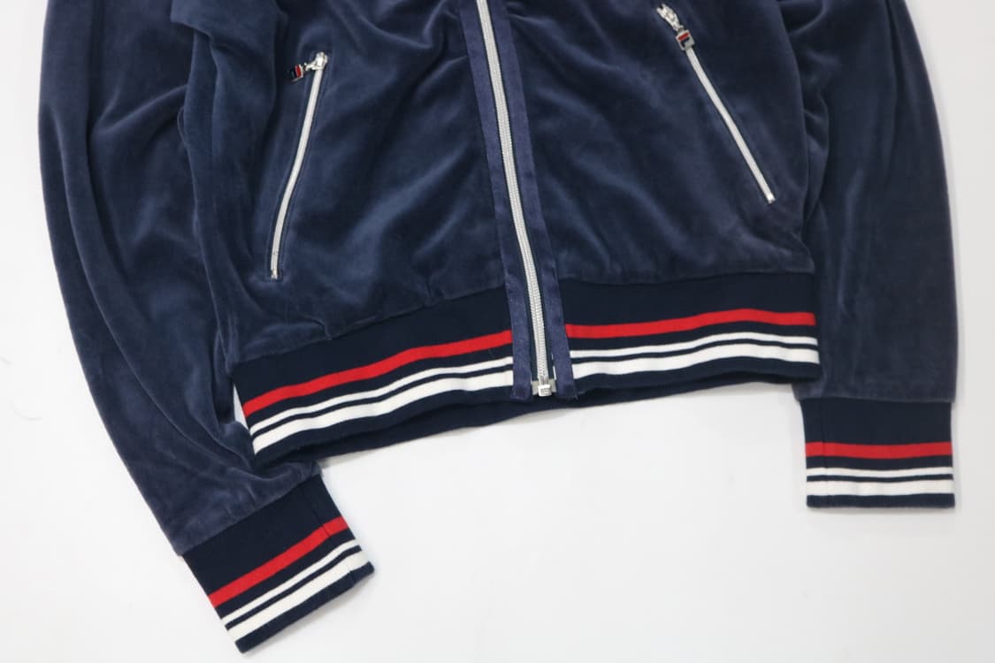 일본 휠라 벨벳 집업 져지 상품이미지4