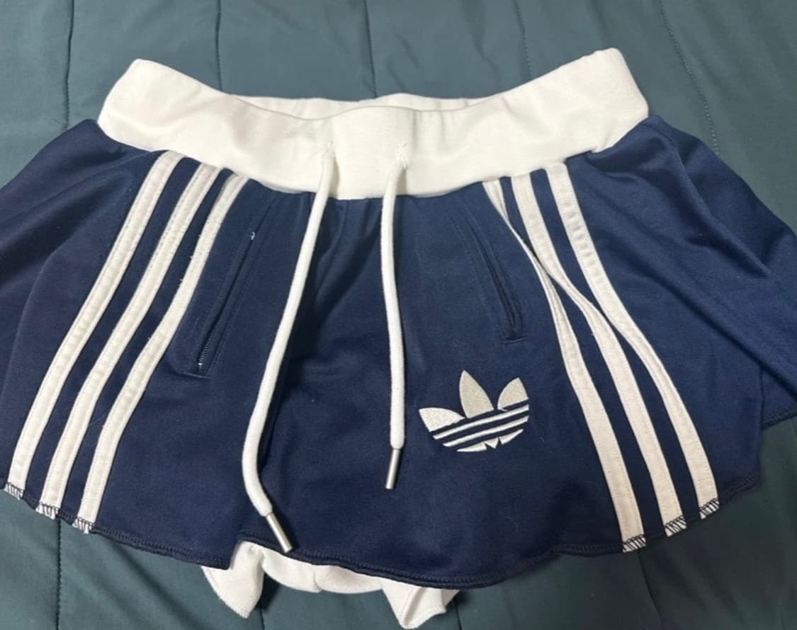 아디다스 정품 빈티지 스커트 커스텀 상품이미지1