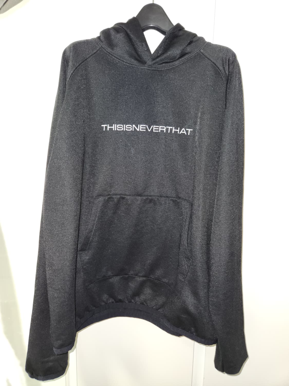 디스이즈네버댓 래글런 후디 블랙 M 상품이미지1