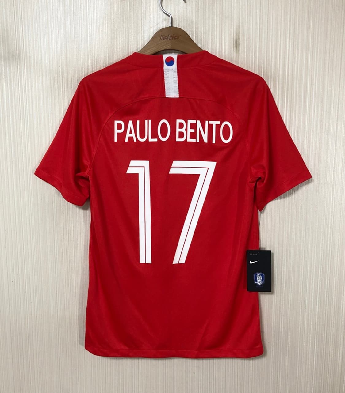 나이키 18-20 대한민국 축구국대 홈유니폼 S(90) #17 파울루벤투 상품이미지8