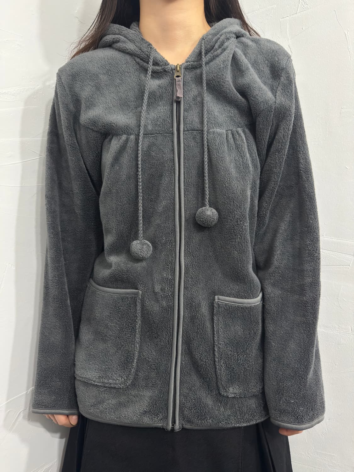 fleece hood zipup 상품이미지1