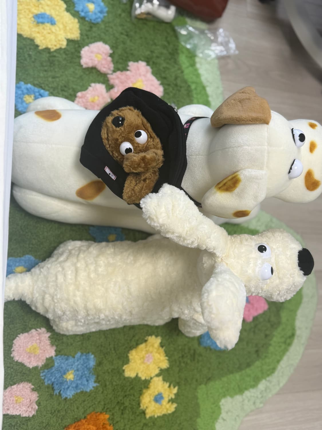 빈티지 빔티 대형 강아지 인형 세트 상품이미지1