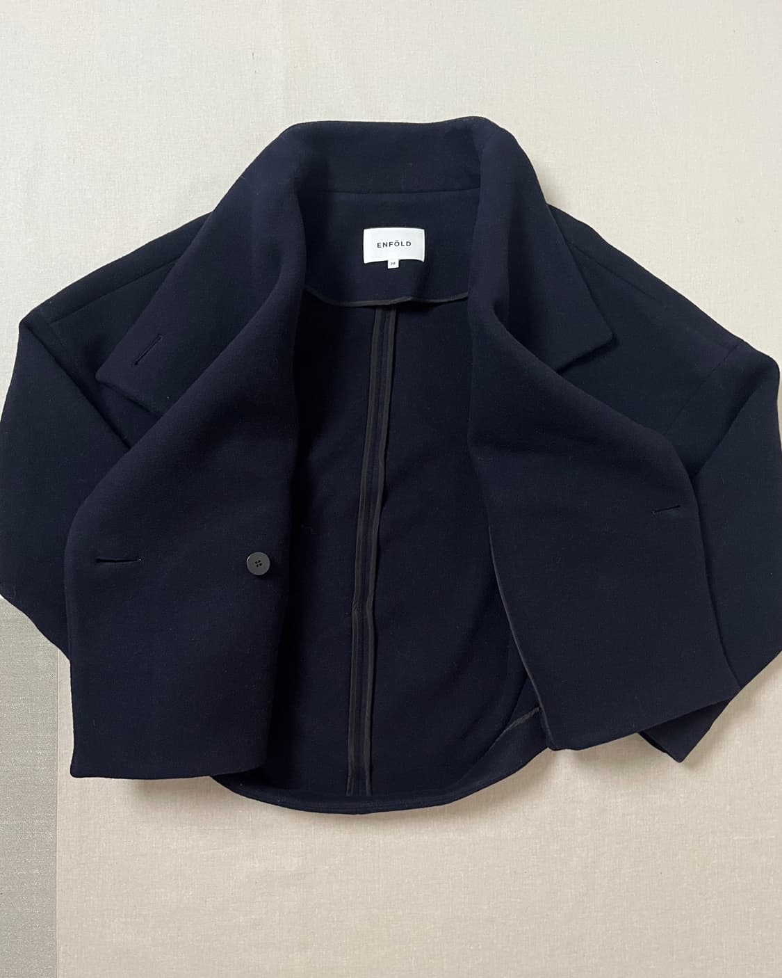 엔폴드 멜튼 울 하이넥 자켓 enfold 상품이미지3