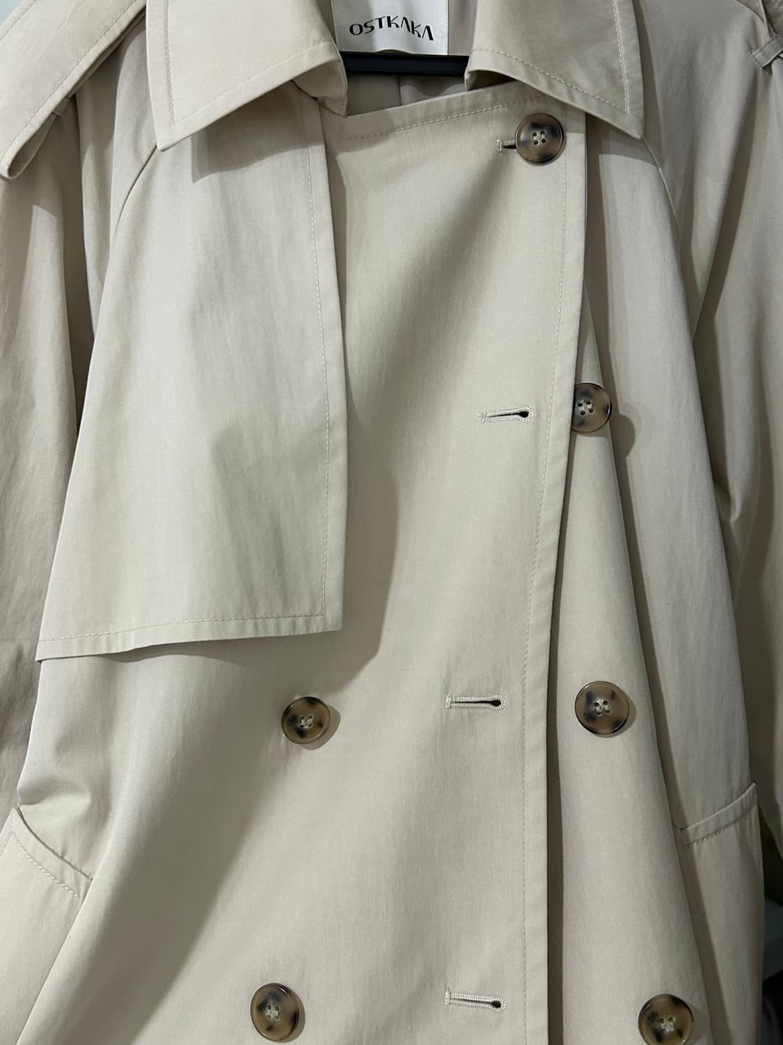 오스트카카 하이넥 트렌치코트 - ostkaka 상품이미지2