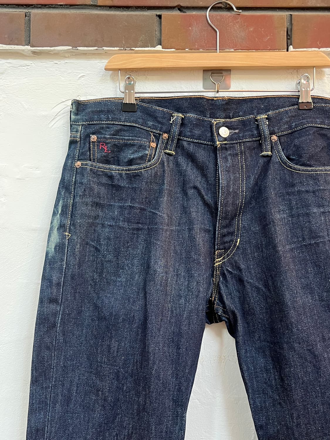 Polo Ralph Lauren 슬림핏 인디고 데님 진 36x32 상품이미지2