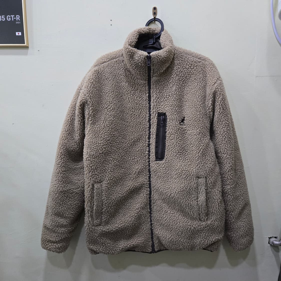 캉골 양면 플리스 패딩 자켓 M 상품이미지1