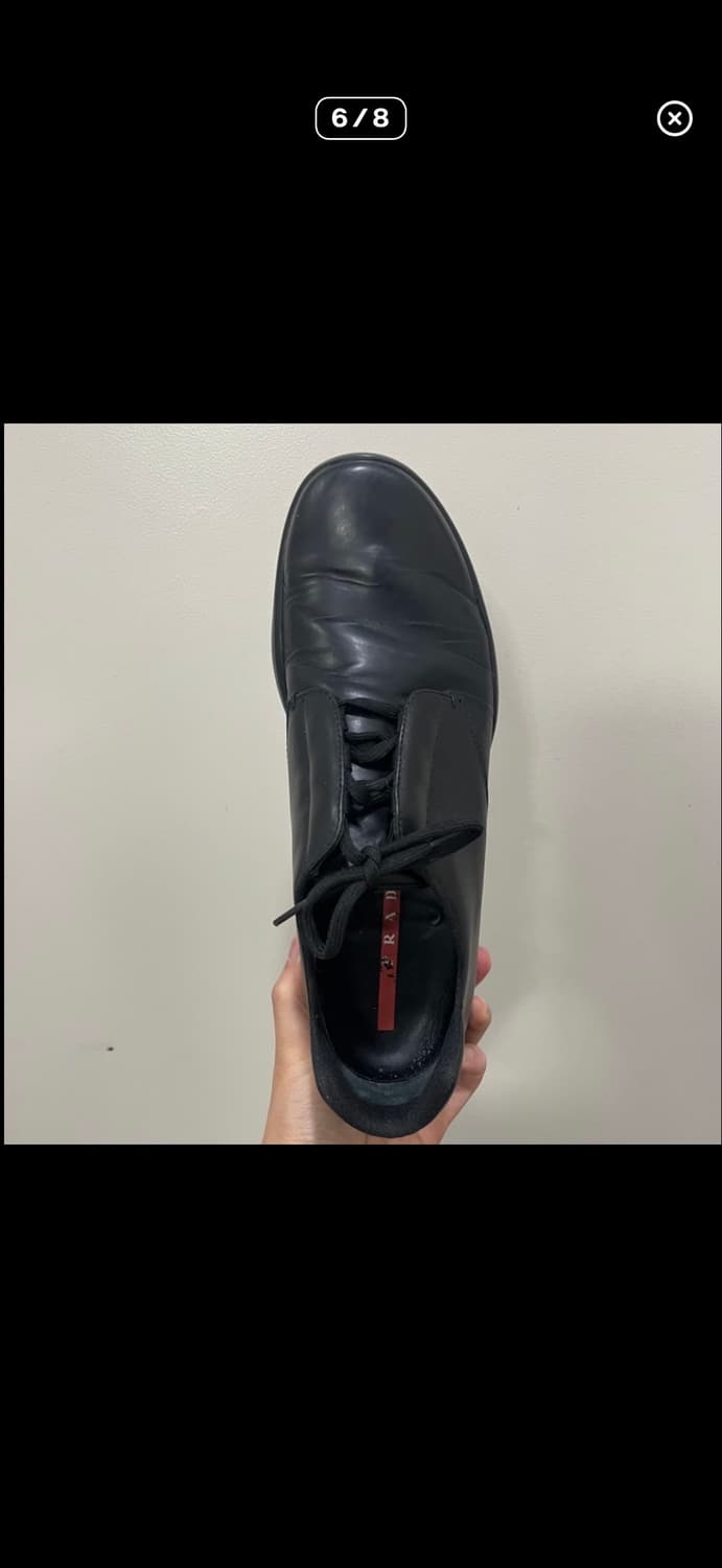 280 uk9) 프라다 스포츠 슈즈 더비 구두 상품이미지4