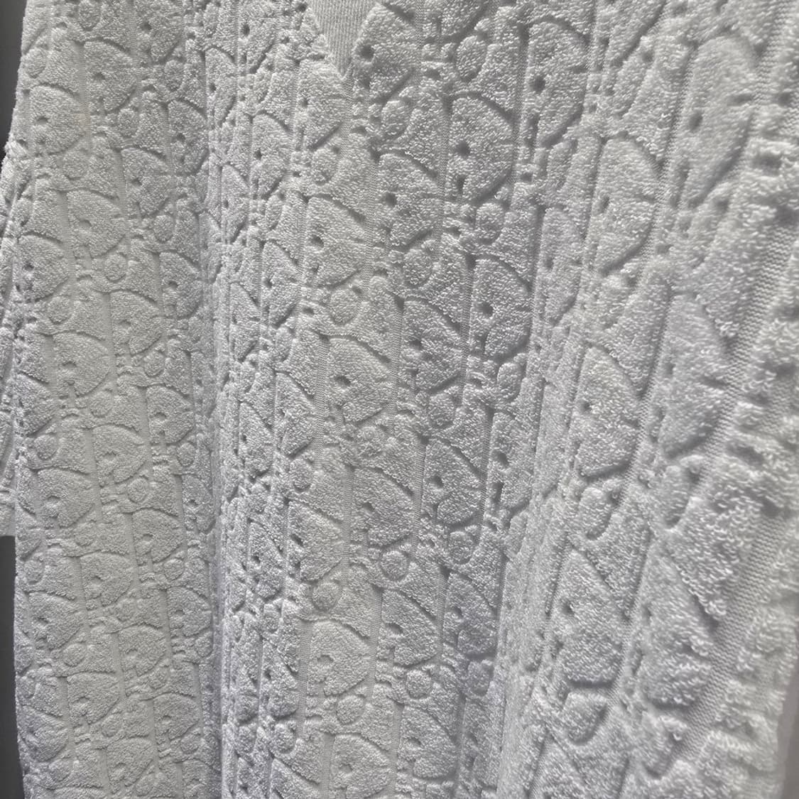 [중고/정품] 디올 테리 반팔 티셔츠 XL (화이트) 상품이미지4