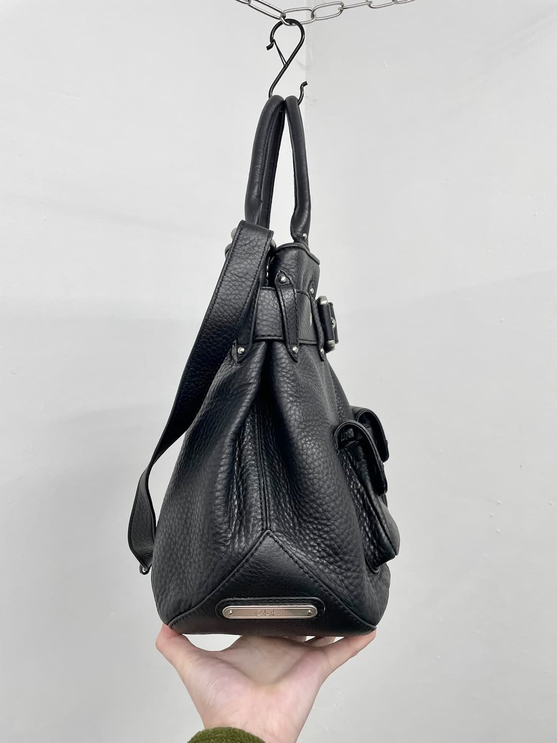 콜한 멀티포켓 은장 벨트 사첼백  상품이미지7