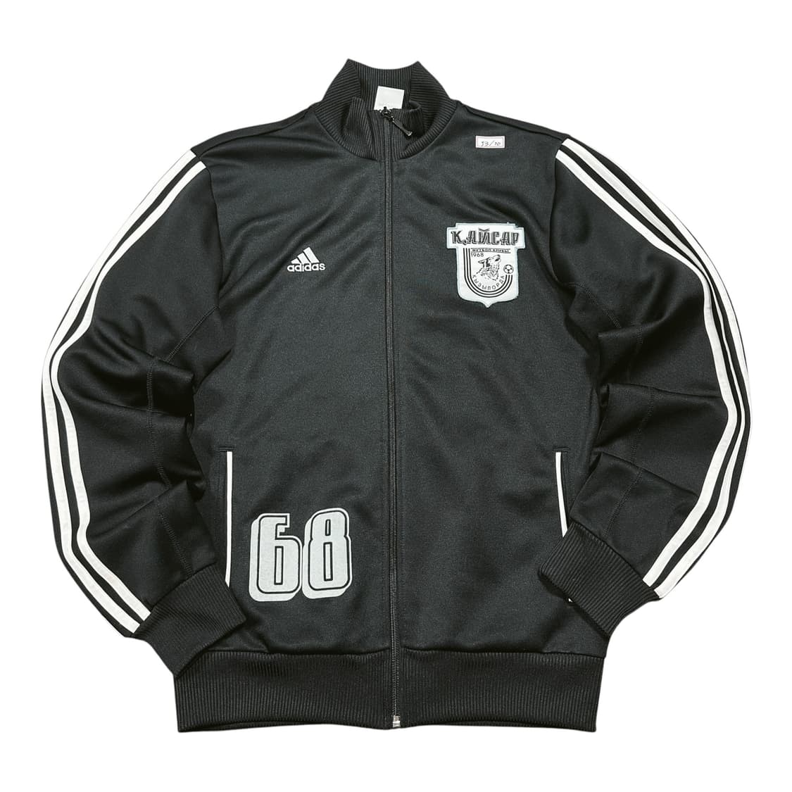 ✨ (바배) 아디다스 카이사르 울프 빅로고 블랙 트랙탑 져지 상품이미지2