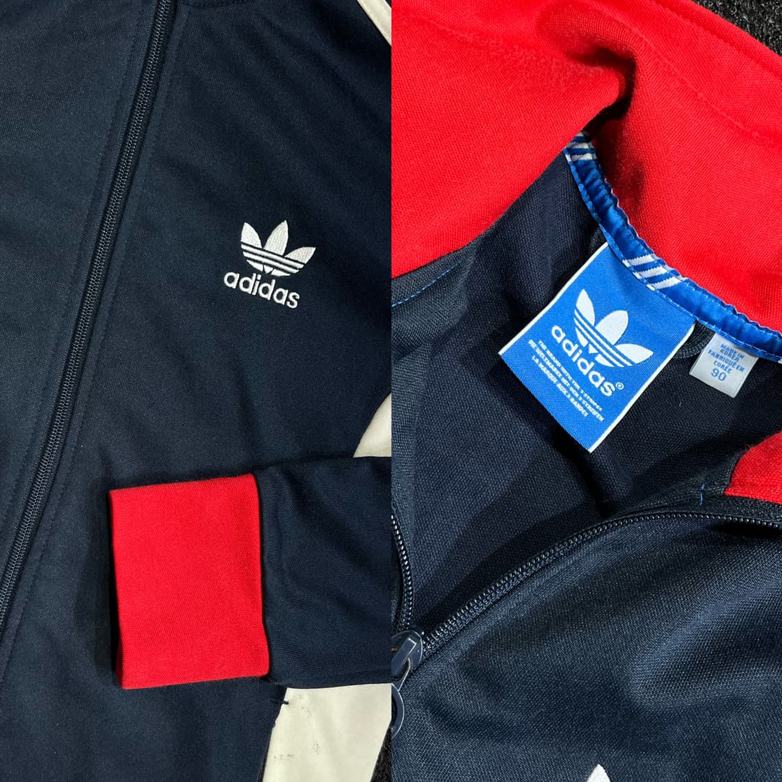 Adidas navy red jersey 상품이미지5