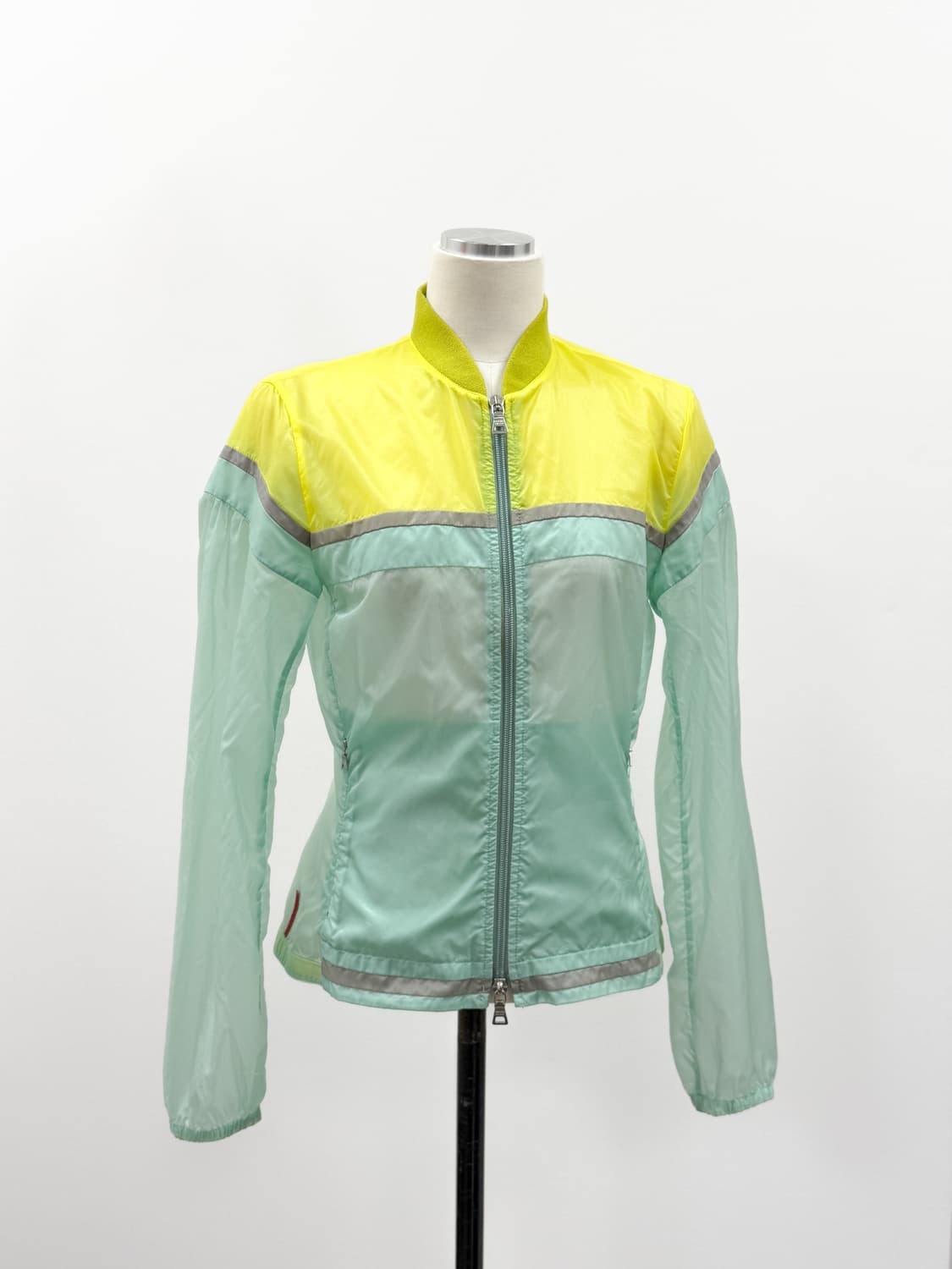 프라다 컬러블록 나일론 집업 자켓 상품이미지3