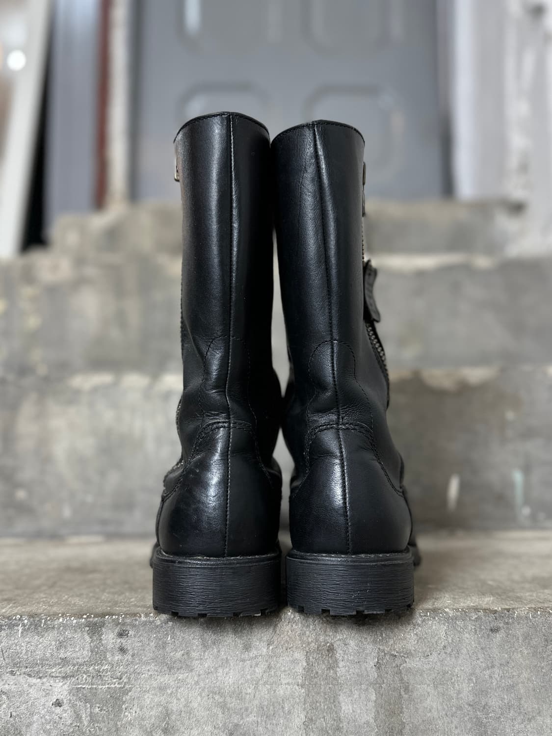 할리데이비슨 모터사이클 부츠 엔지니어 부츠 사이드짚 상품이미지7