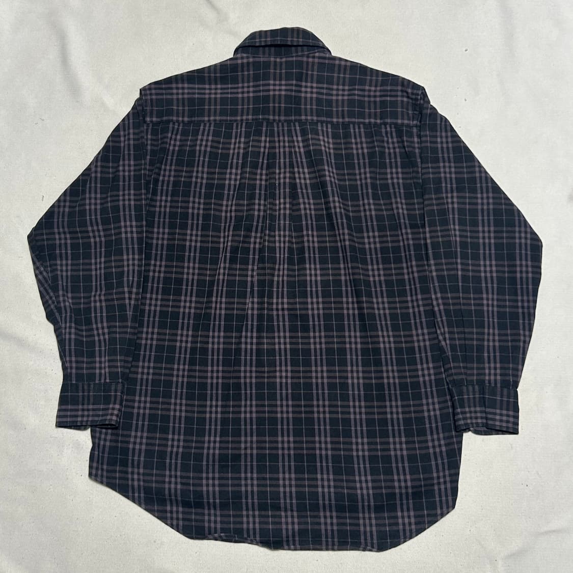 XL 버버리 챠콜 체크 셔츠 상품이미지3