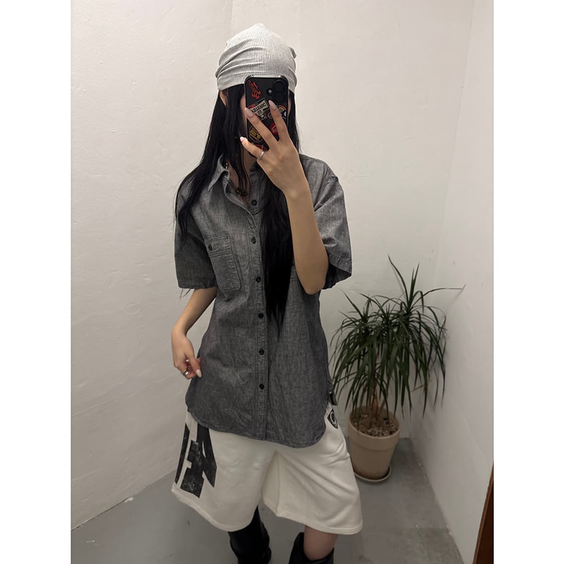 빔즈플러스 BEAMS PLUS Indigo Chambray 상품이미지2