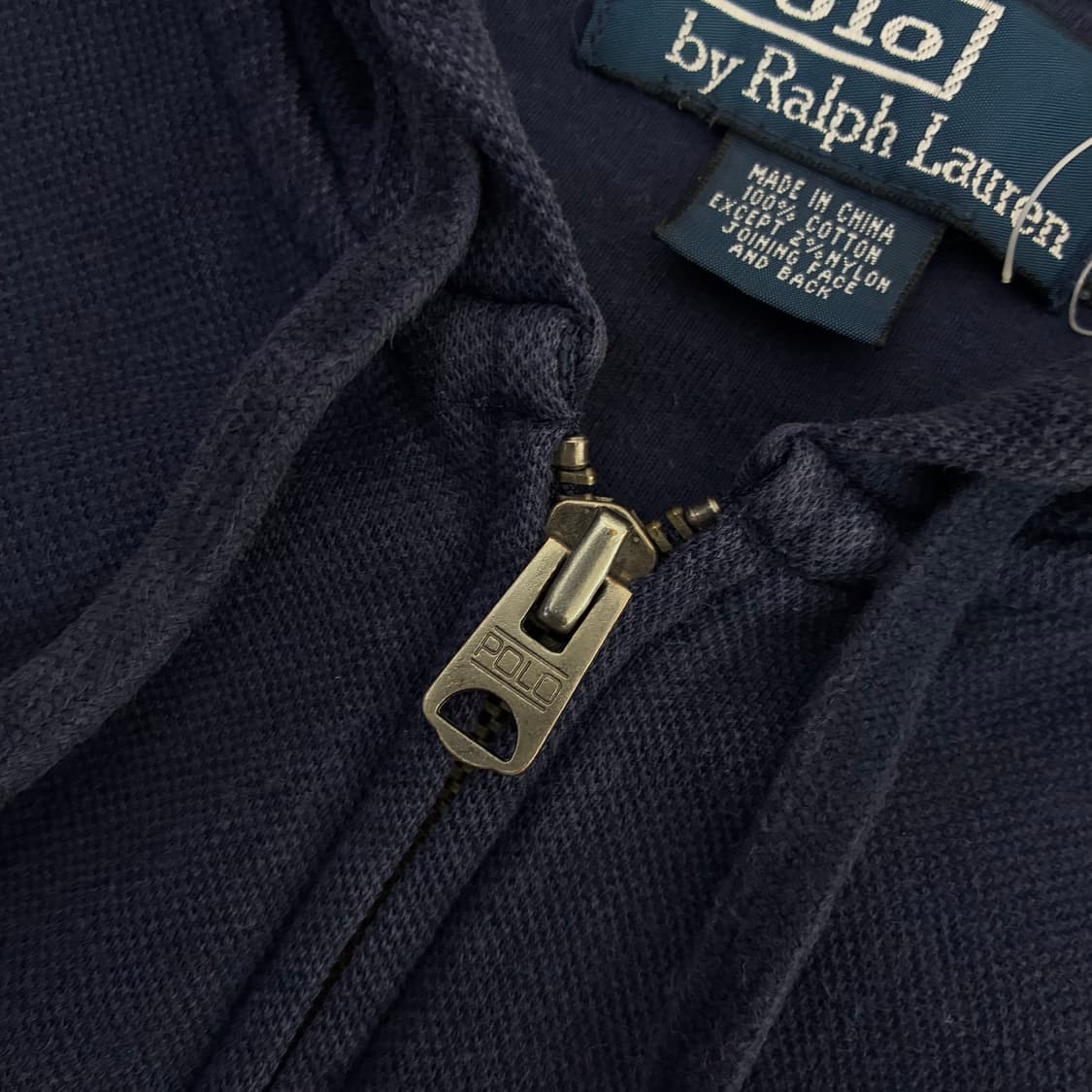 Polo 폴로 랄프로렌 90‘s 네이비 코튼 후드집업 상품이미지4