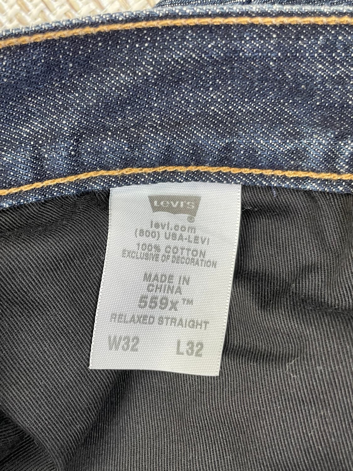 리바이스 559 데님팬츠 32x32 relaxed 스트레이트 상품이미지4