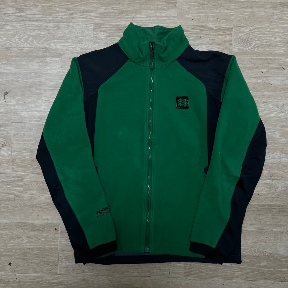 코오롱 윈드스토퍼 배색 플리스 후리스 자켓 [그린] M/95 상품이미지1