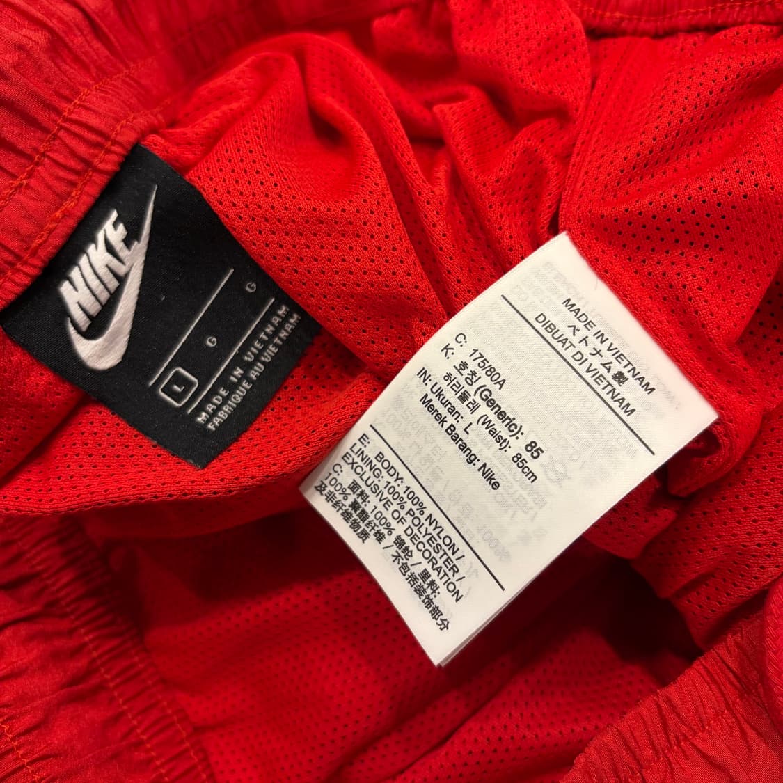 [L] 나이키 나일론 더블 스우시 트랙 팬츠 B865 상품이미지9