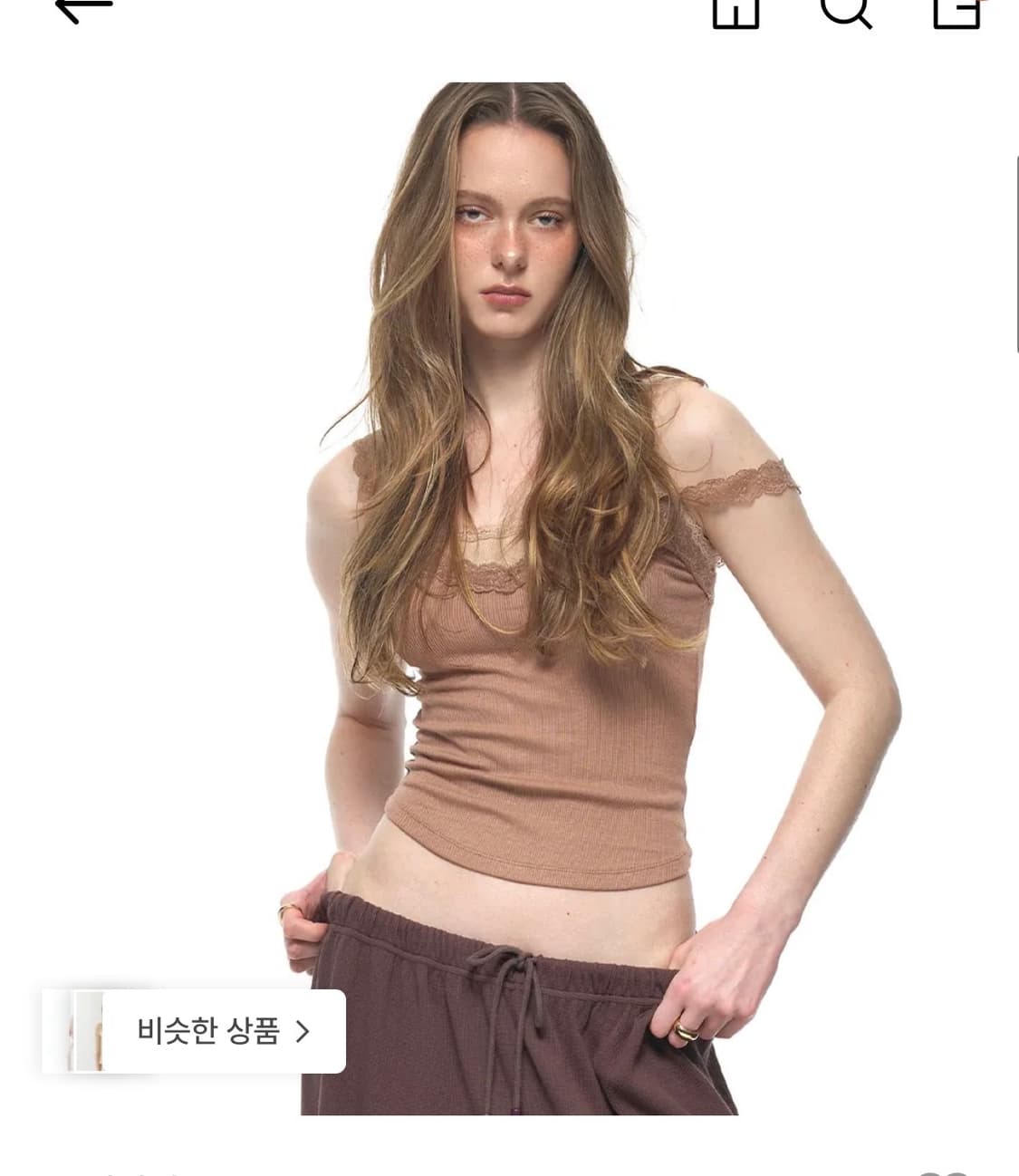 (구해요) 투머치 택스 나시 베이지 구합니다ㅠㅠ 상품이미지1