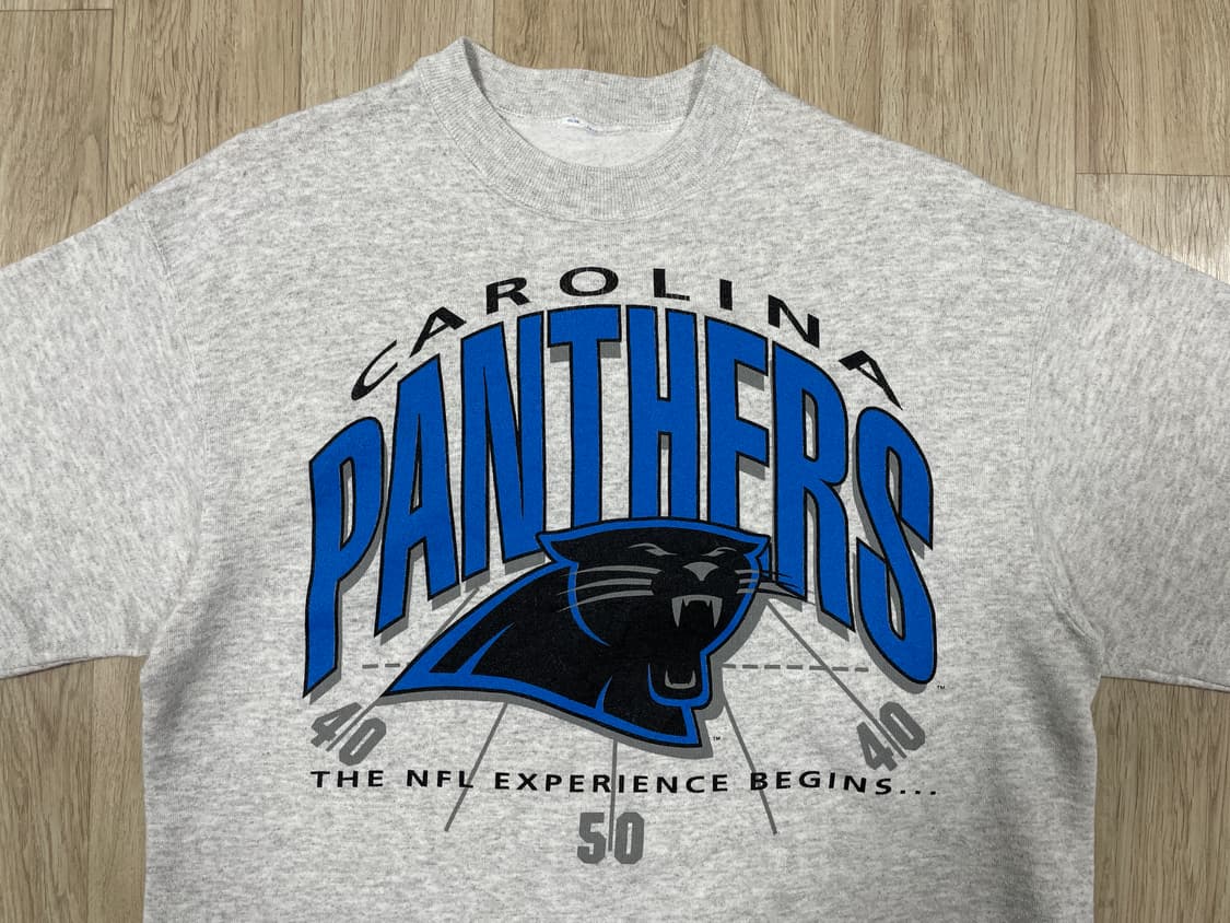 100~105) 90's 헤인즈 캐롤라이나 팬서스 맨투맨 상품이미지1