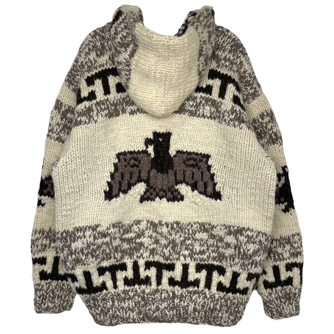 빈티지 코위찬 니트 후드 가디건 집업 상품이미지7