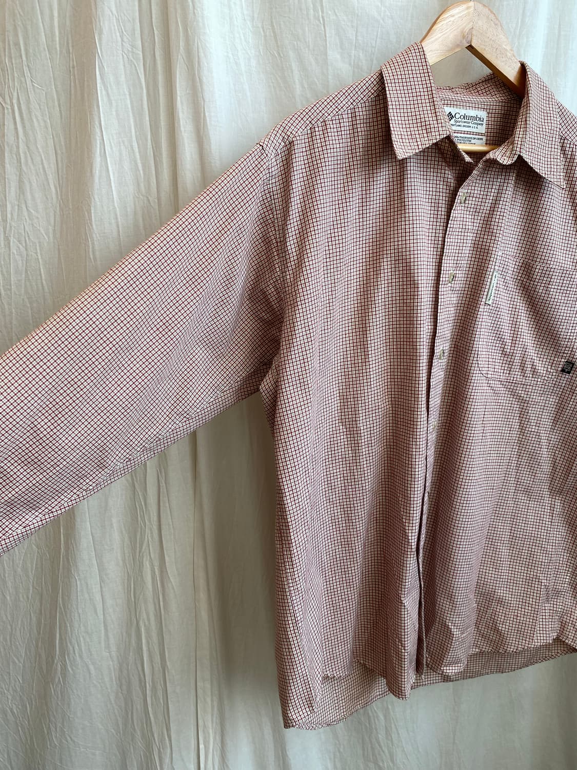 COLUMBIA 체크 셔츠(MEN M) 상품이미지4