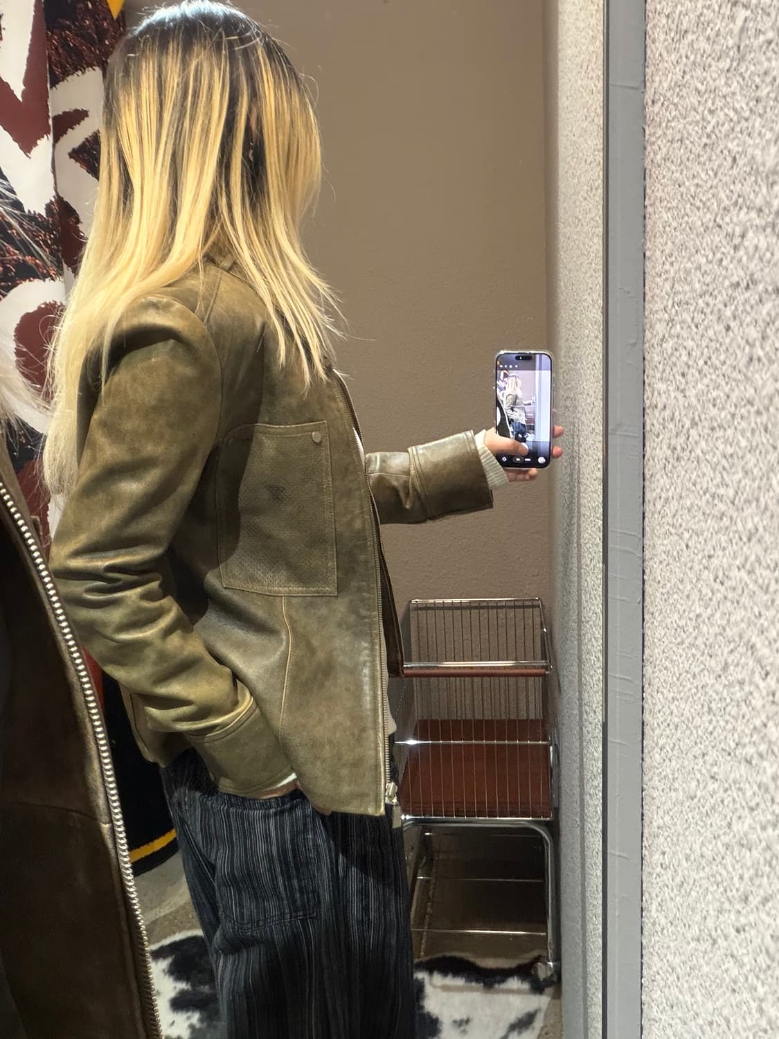 일본빈티지 양가죽 레더자켓 상품이미지5