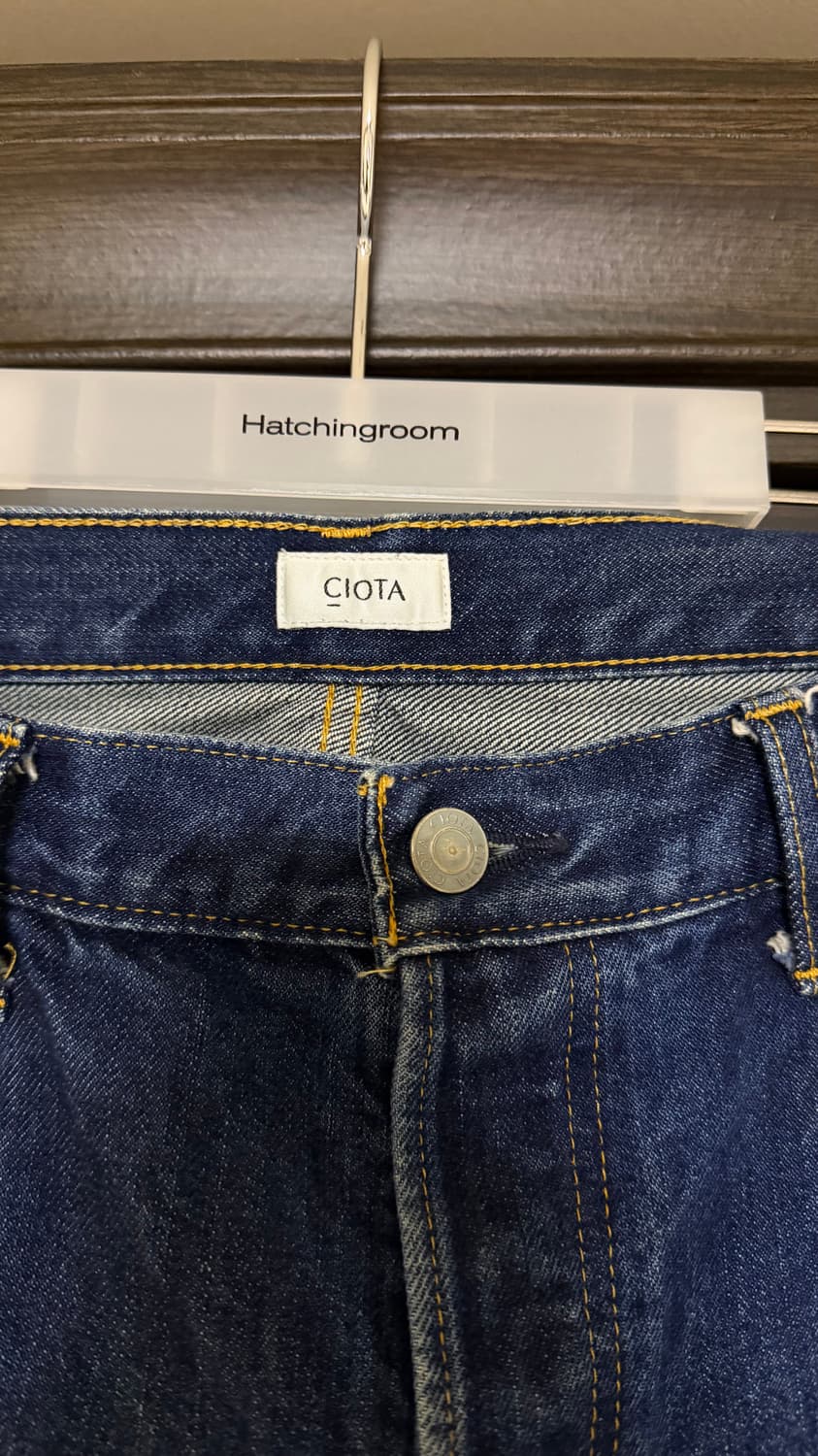 Ciota 스트레이트 데님 다크블루34 팝니다 상품이미지3