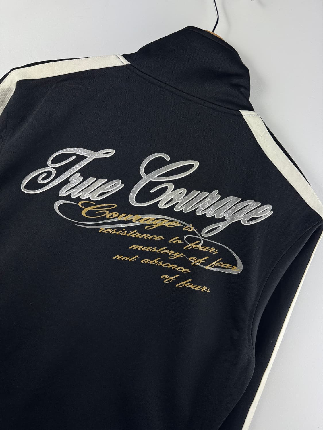 JPN Y2K 레터링 프린팅 트랙탑져지1713 상품이미지5