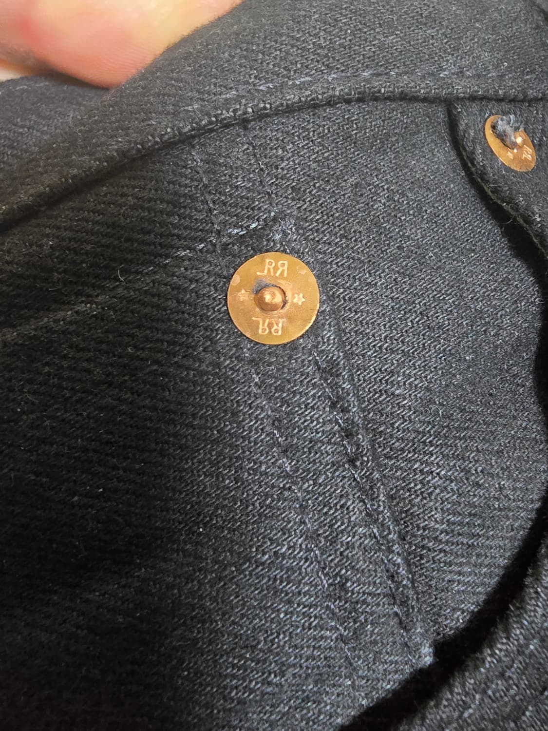 RRL 빈티지5포켓 블랙 32×32 상품이미지4