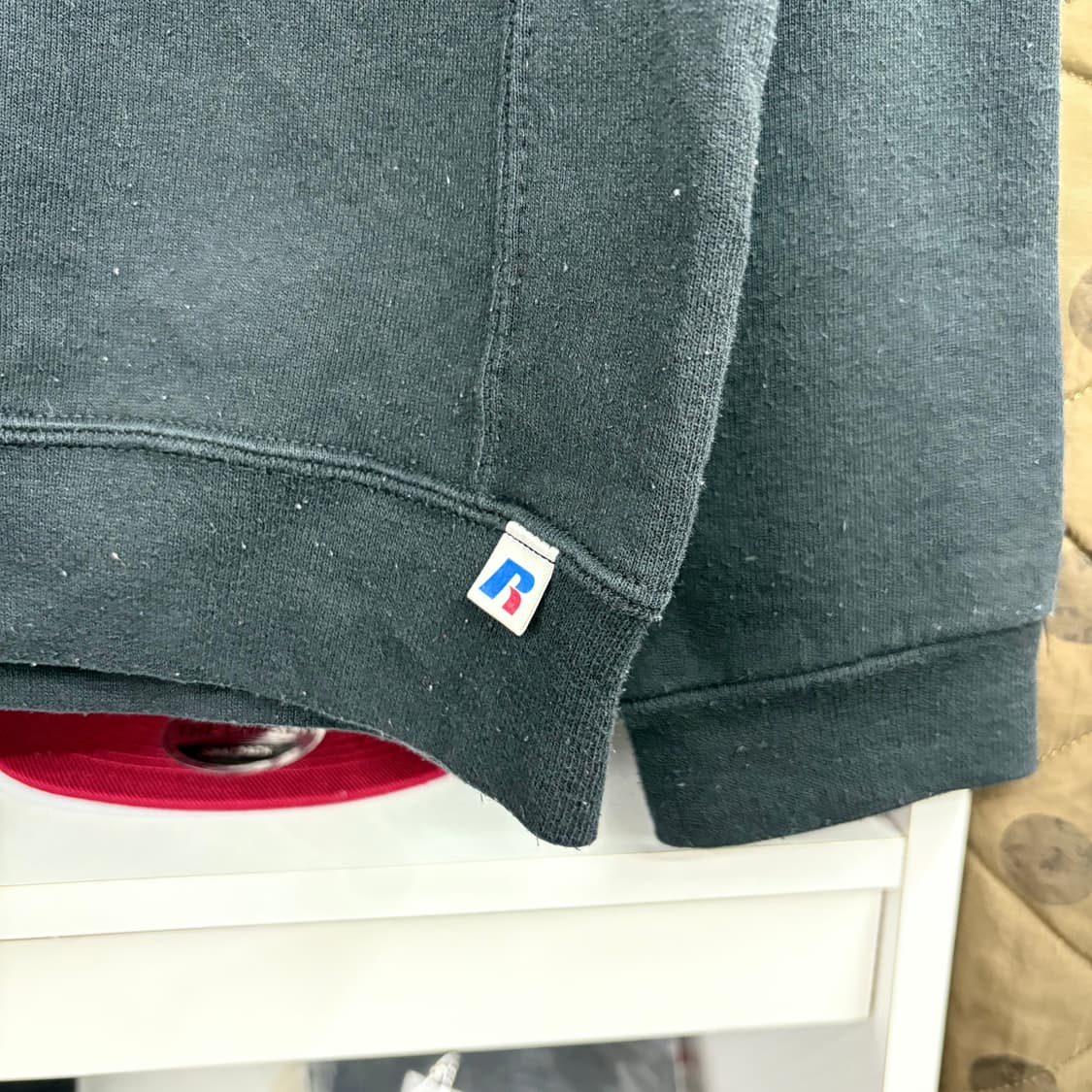 (M) 러셀 프린팅 라운드 맨투맨 상품이미지4