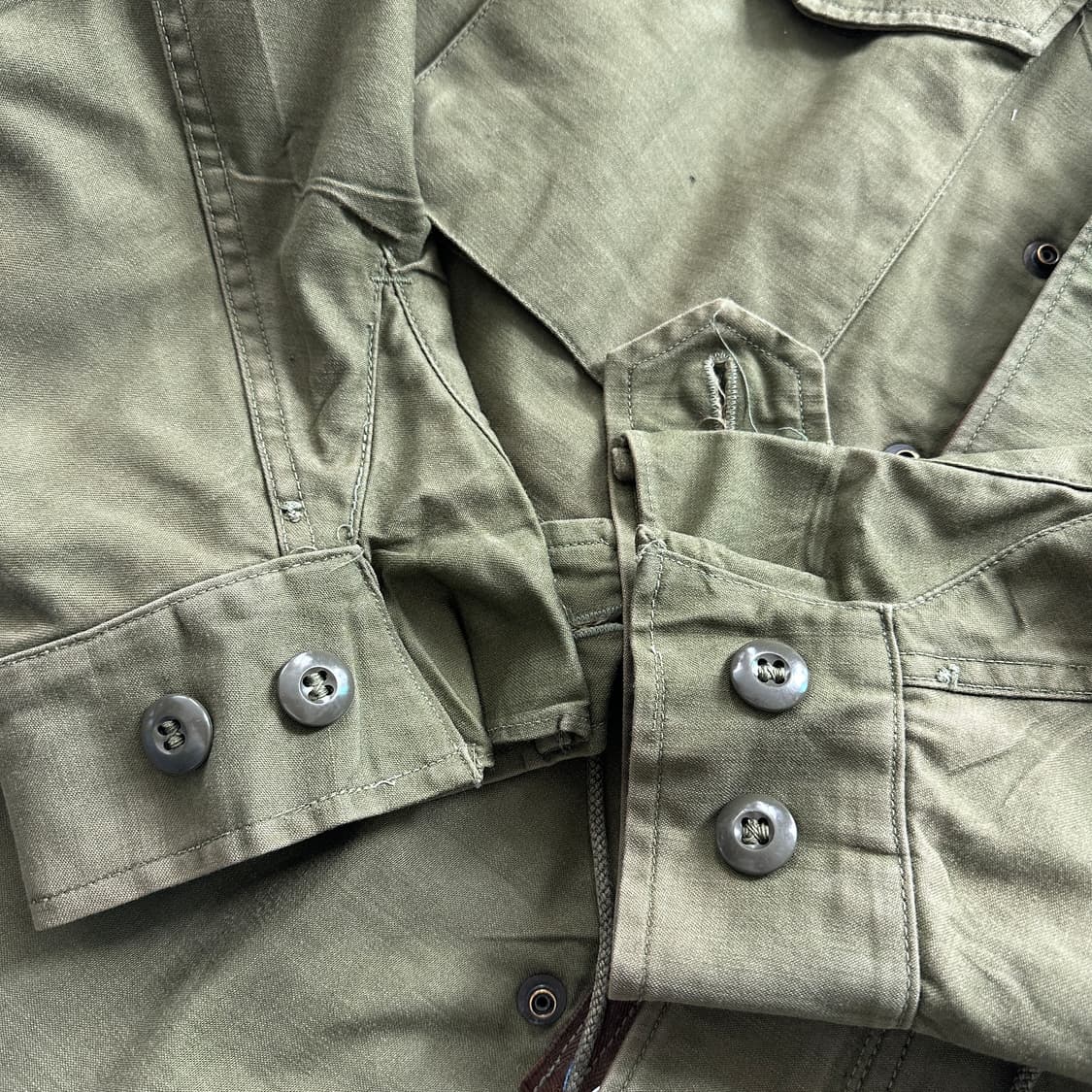 50s 미군 M51 필드 자켓 OG107 숏스몰(S/S)  상품이미지4