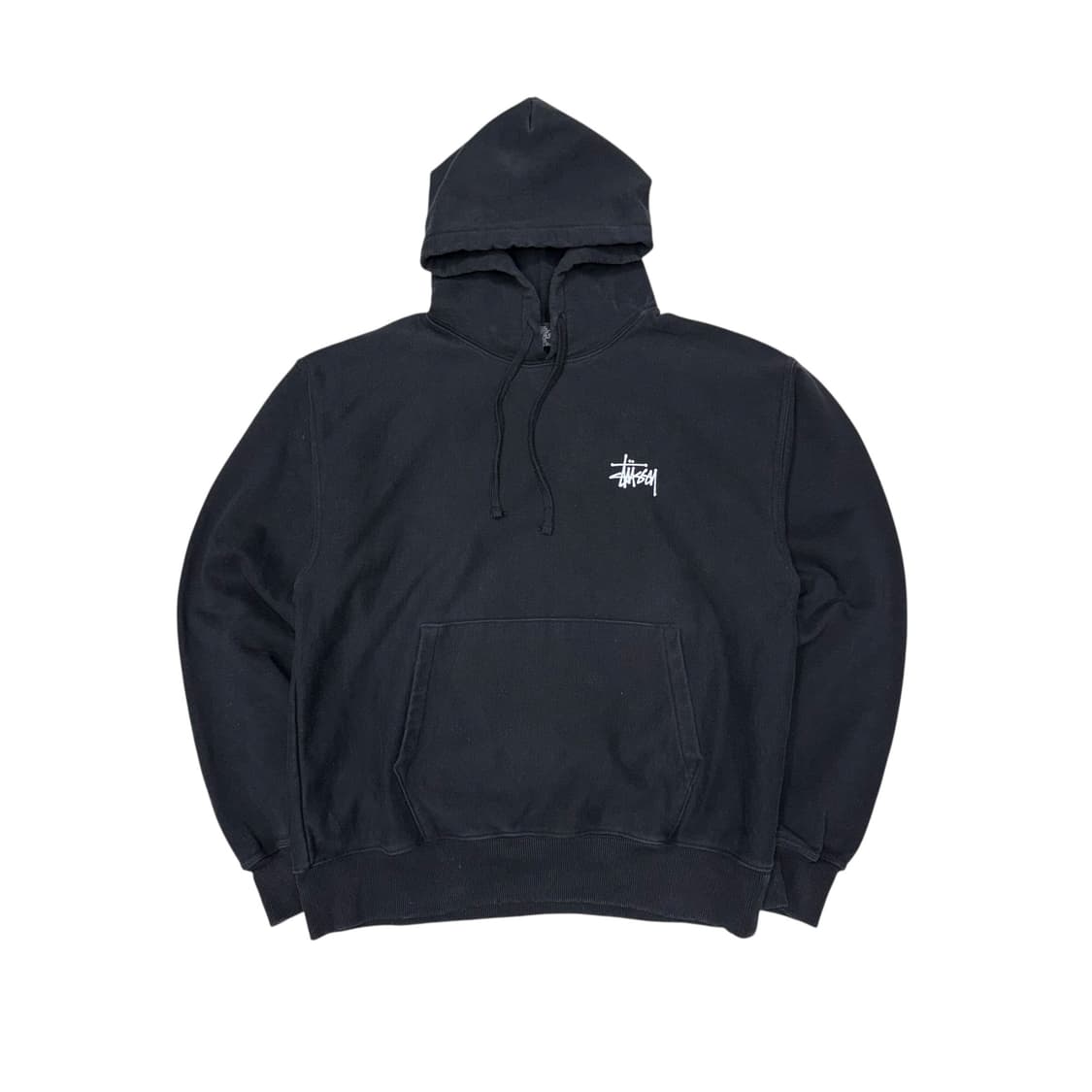 [L] 스투시 베이직 블랙 후드티 상품이미지3