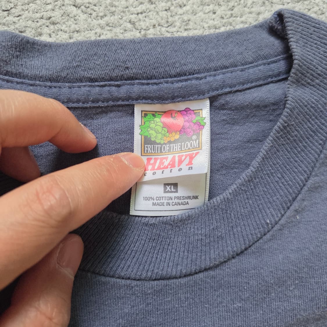 90s 캐나다 Fruit Of The Loom 반팔 티셔츠 XL(105) 상품이미지3