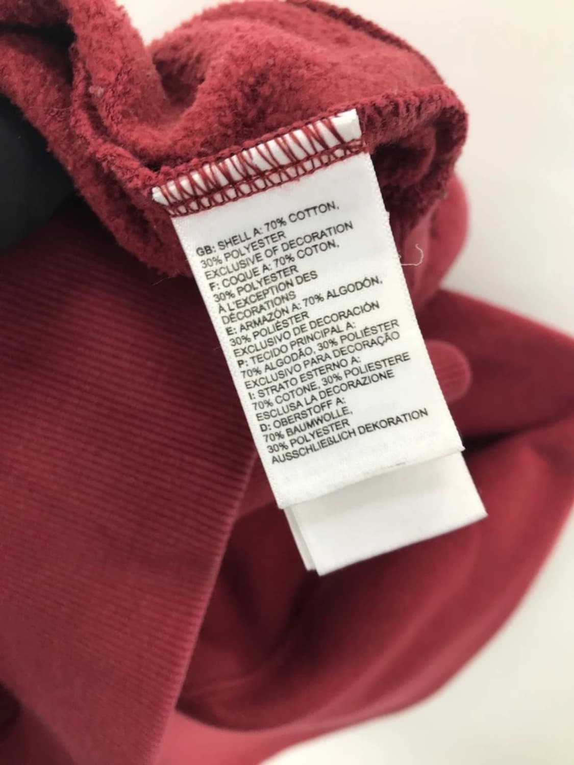 The North Face Burgundy Logo Hoodie 상품이미지6
