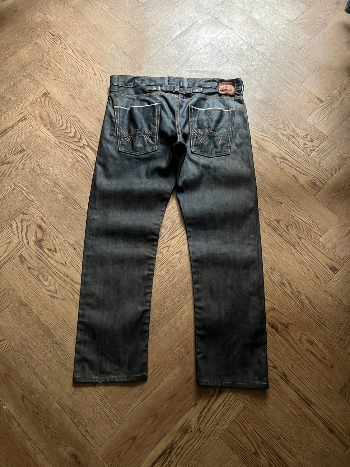 [34]EDWIN 에드윈 재팬메이드 셀비지 신치백 데님 팬츠 상품이미지7