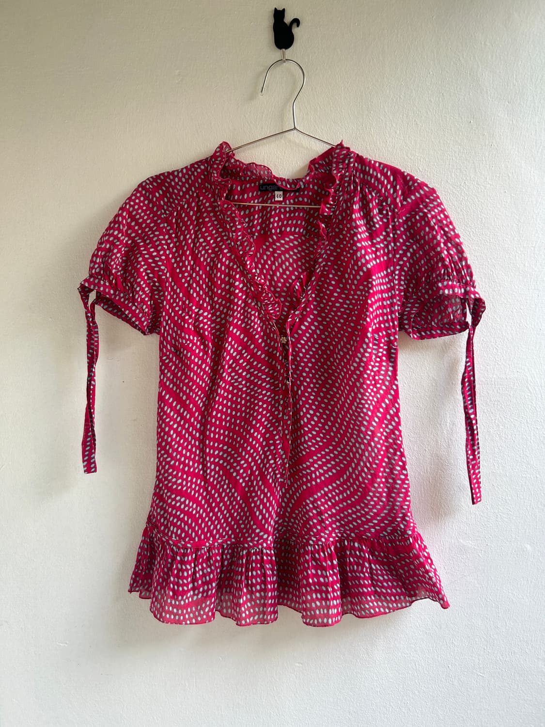 땡땡이 블라우스  상품이미지1