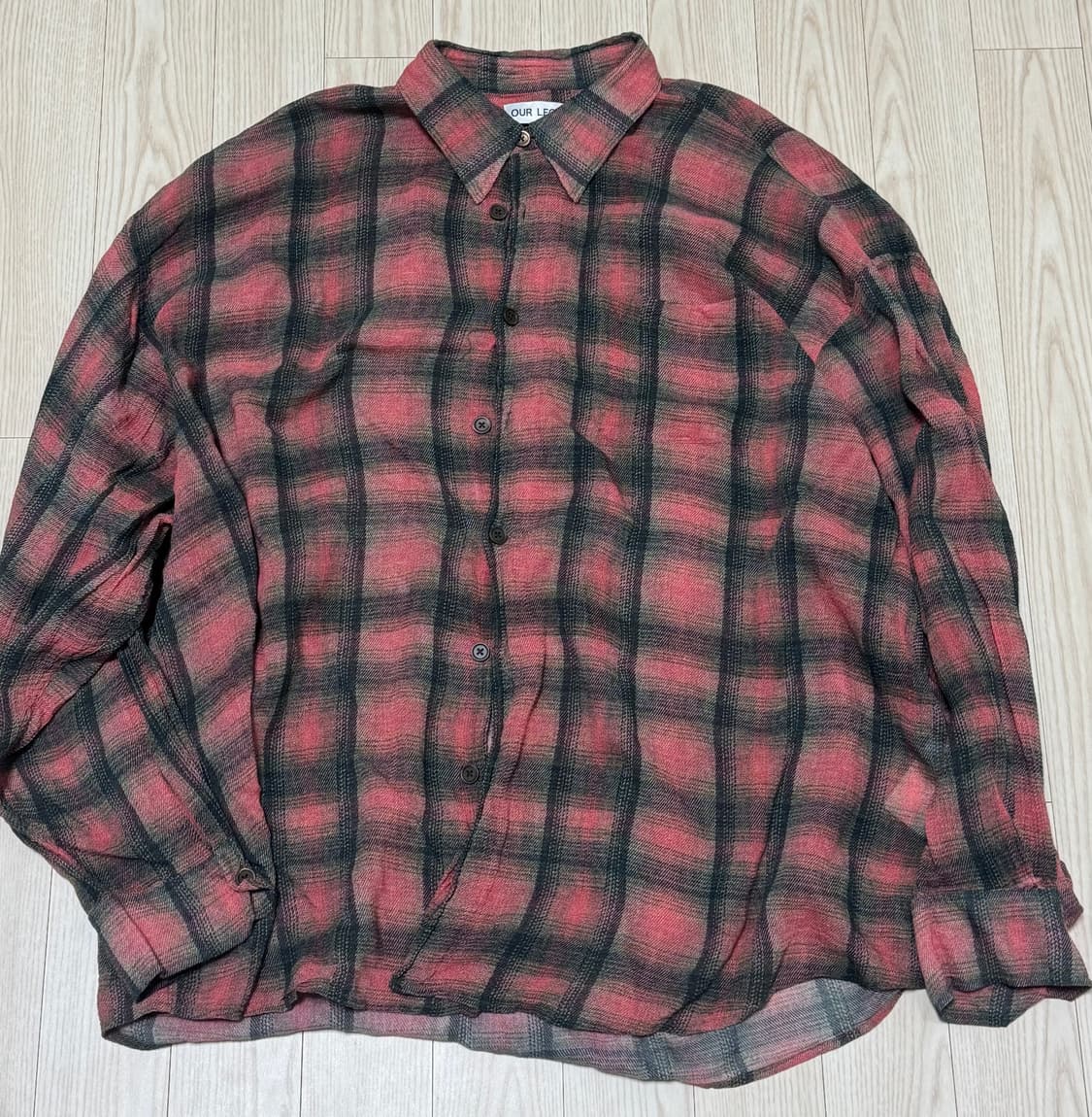 아워레가시 보로우드 셔츠 빅 럼버체크 프린트 / 54 상품이미지1