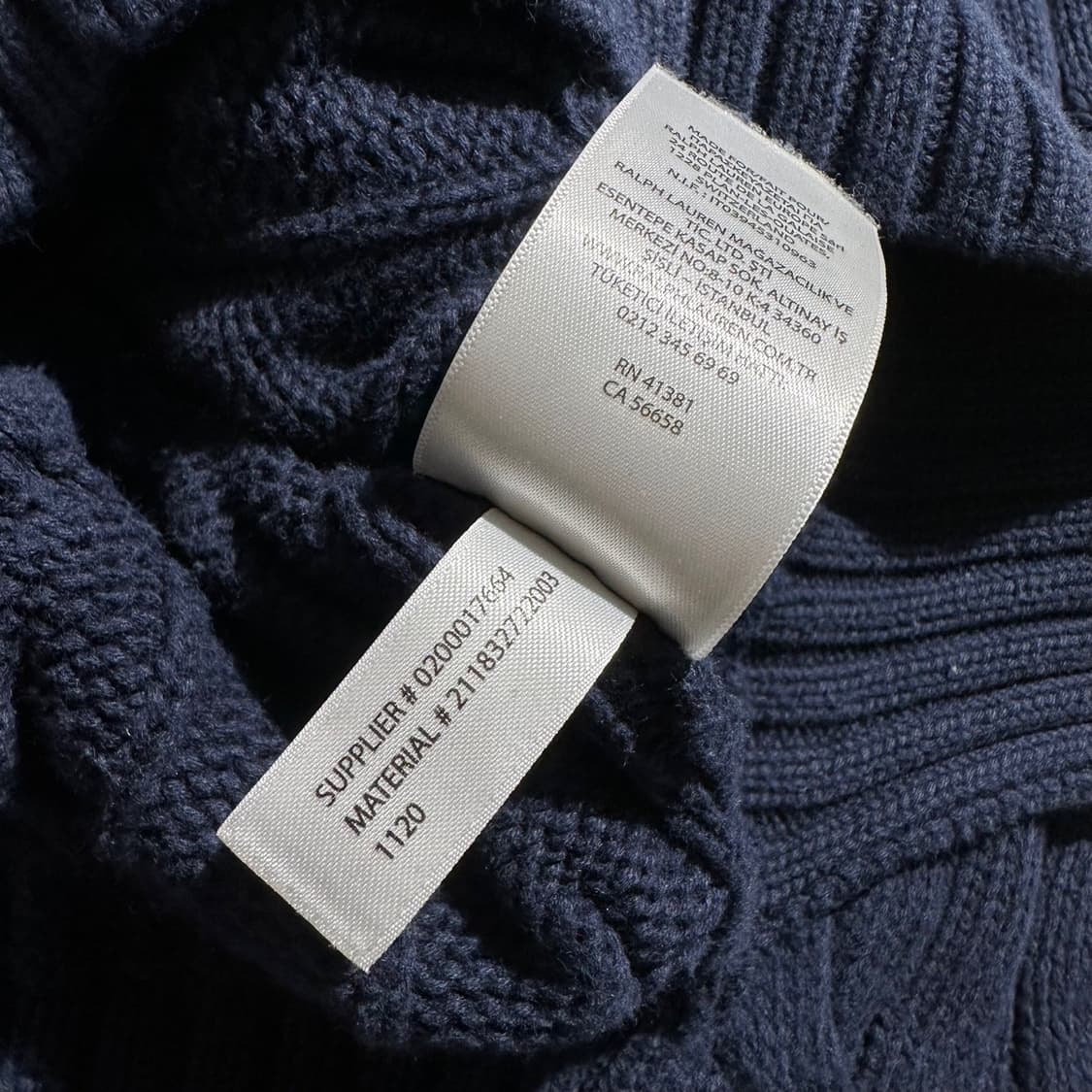 폴로 랄프로렌 포니로고 포켓 케이블 크롭 가디건 상품이미지8