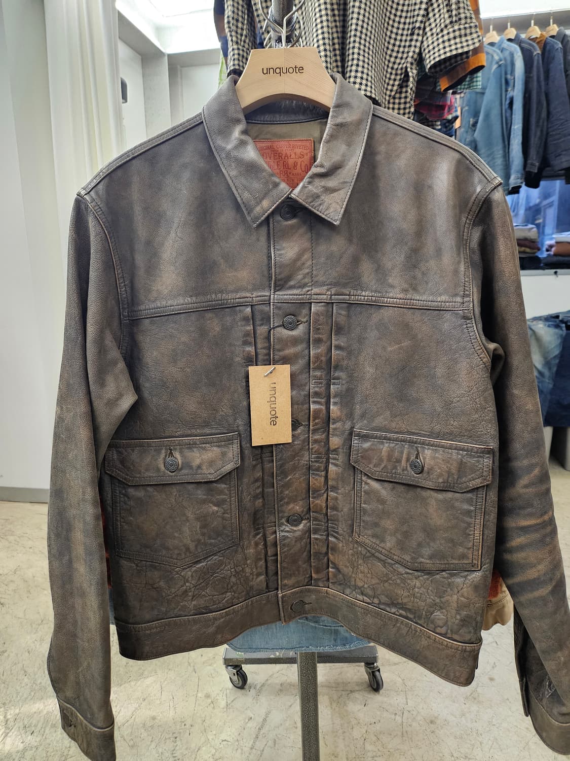 Double RL "Type_2" Leather Jacket 상품이미지1