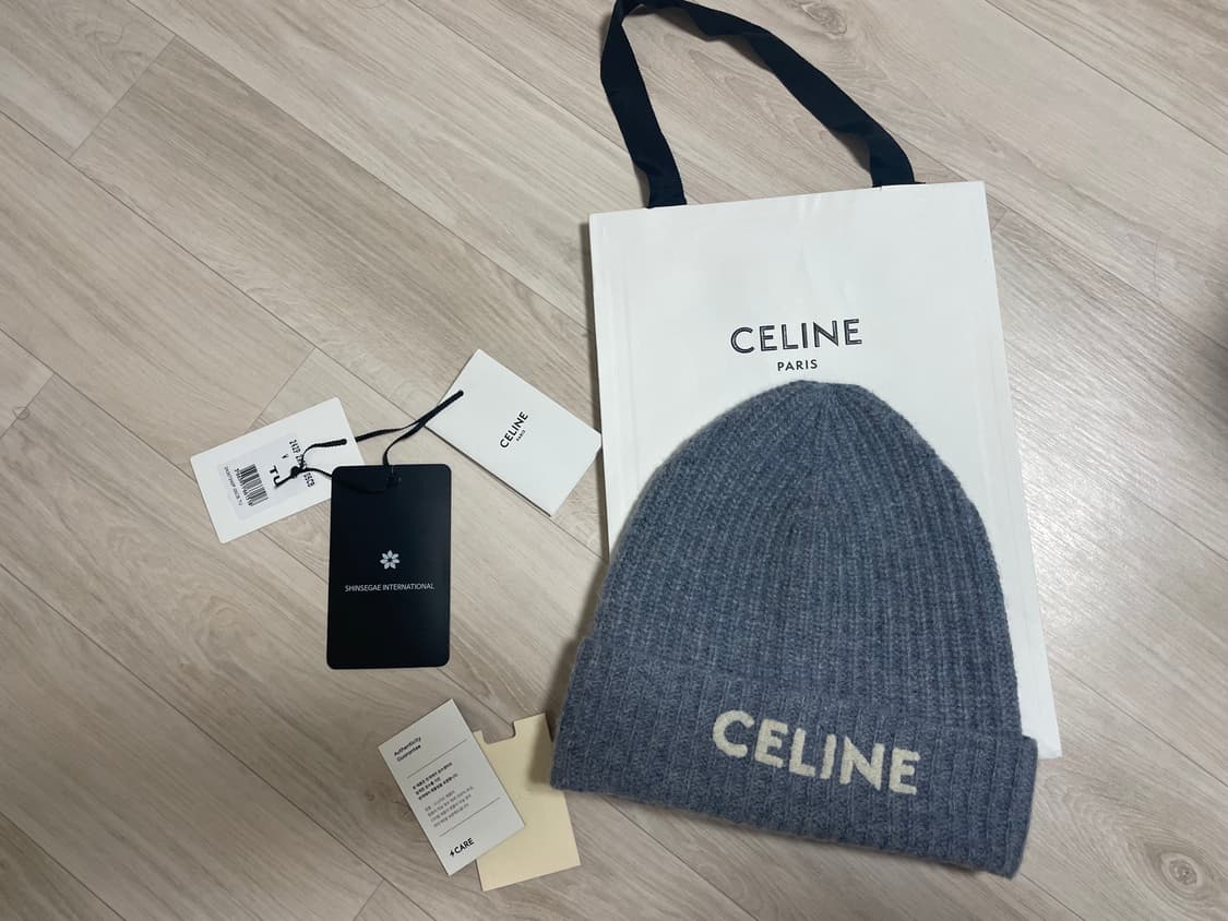 셀린느 celine 로고 비니 그레이 상품이미지1