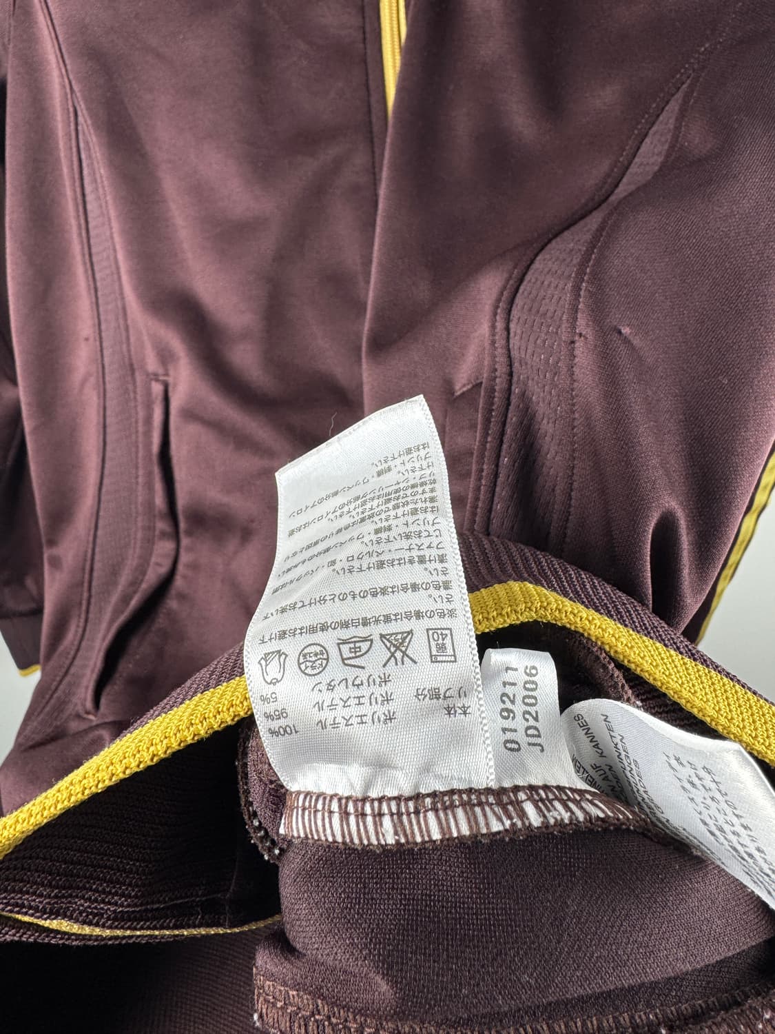 아디다스 버건디 골드 트랙탑져지1695 상품이미지5