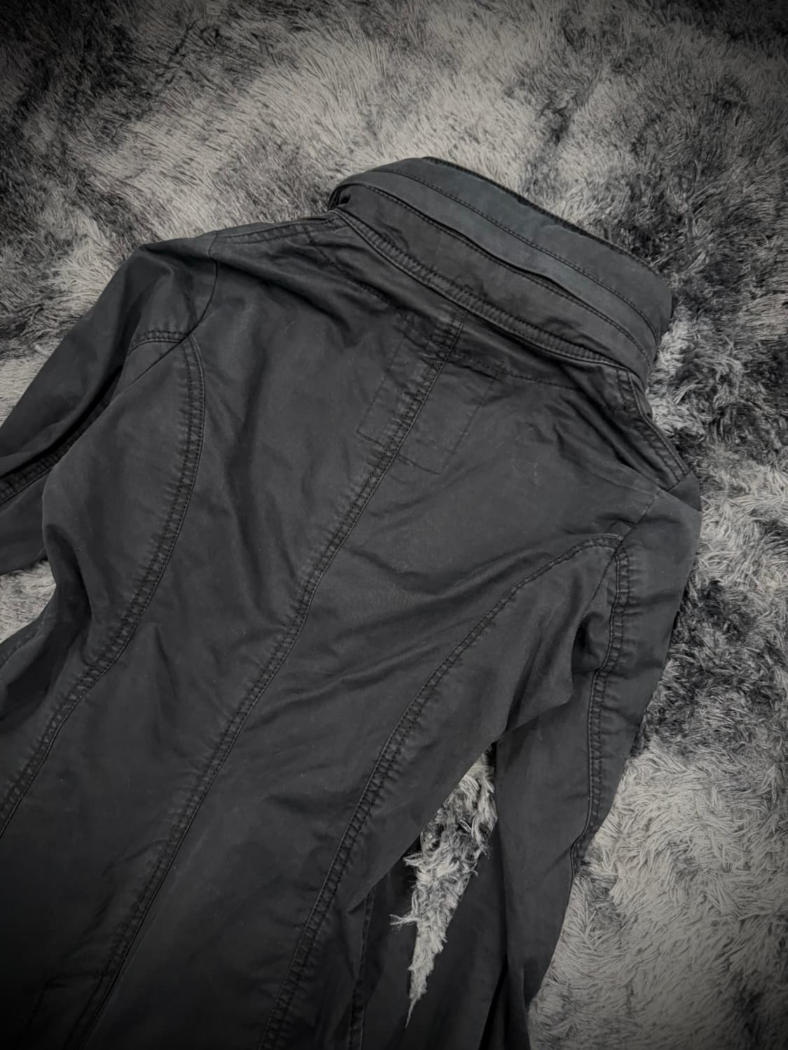 Moussy 지퍼 디테일 보노넥 자켓 상품이미지6