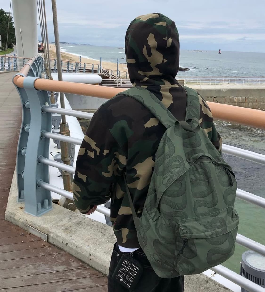 슈프림 카모 후드집업 상품이미지2