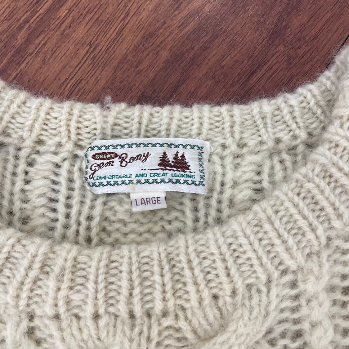 빈티지 울 스웨터 상품이미지2