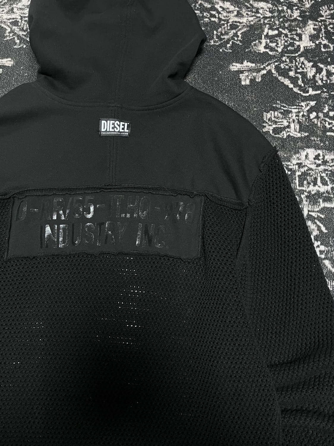 디젤 INDUSTRY INC 백패치 후드 L 상품이미지6